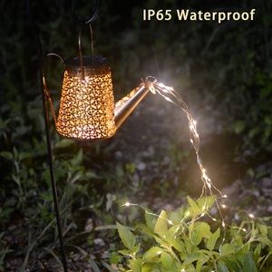 Doraring Watering can with Garden Decor Lights